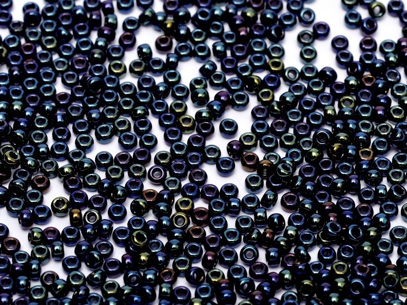 Miyuki Seed Beads 11/0 Metallic Dark Blue Iris , 0452 - Etsy