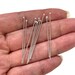 Sterling Silver Ball Point Head Pins, 925 Sterling Silver Head Pins 40mmx0.6mm, 10 pcs in a pack 