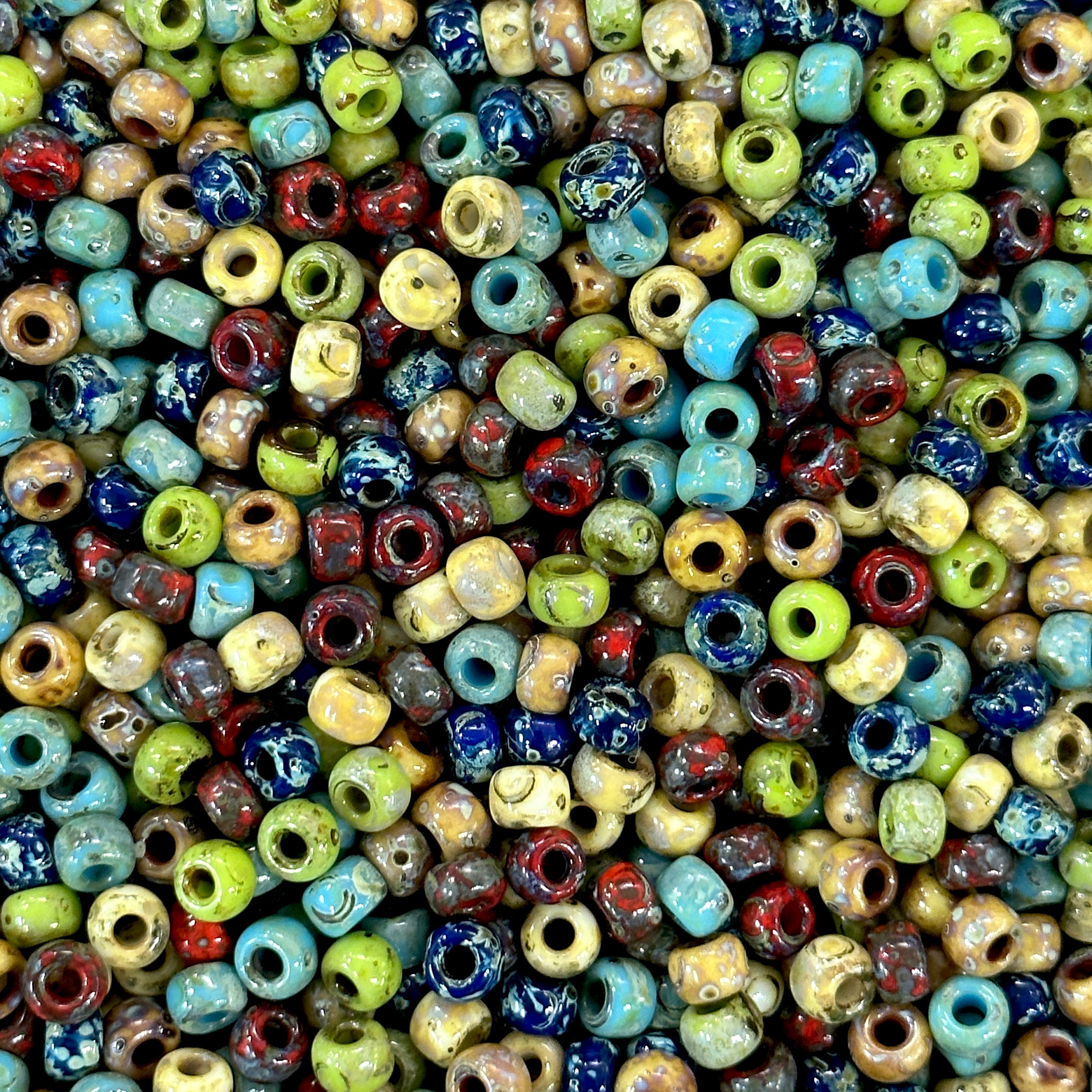 Miyuki Seed Beads 6/0 Picasso Harmony Ensemble Mix (10g Pack) - Etsy