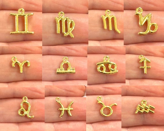 Tbest Pendentif signe du zodiaque 12 pièces signe du zodiaque pendentif