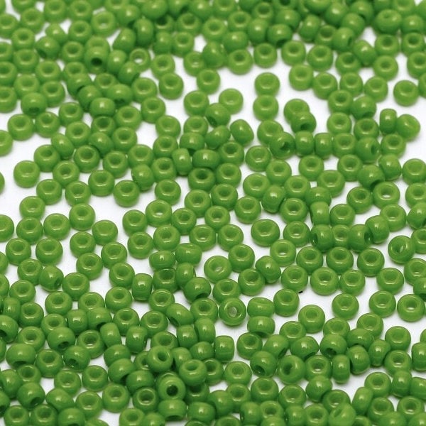 Miyuki Seed Beads 11/0 Jade Green Opaque, 0411