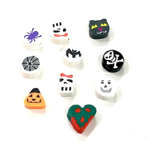 10mm Polymer Clay Charms,10 Charms im Pack