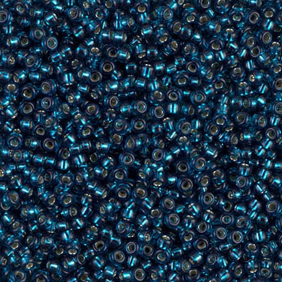 15-1425, Miyuki 8.2g Silver-Lined Blue Zircon 15-1425, Miyuki 8.2g Silver-Lined Blue Zircon