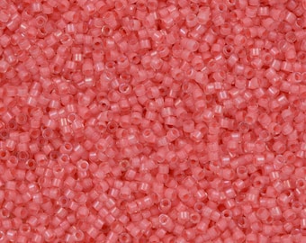 Miyuki Delica 11/0 DB0070 - Lined Rose Pink AB, Miyuki Delica Beads,5 Gr Pack