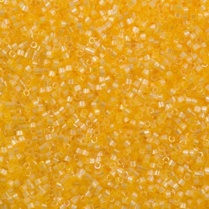 Miyuki Delica  11/0 DB1861 - Silk Inside Dyed Lt.Apricot, Miyuki Delica Beads,5 Gr Pack