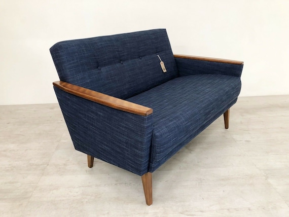 Navy cocktail sofa deals