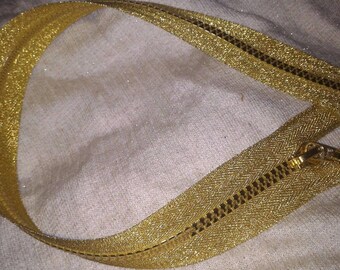 1 closure separable gold collar, gold, gold 50 cm jacket, vest, etc...