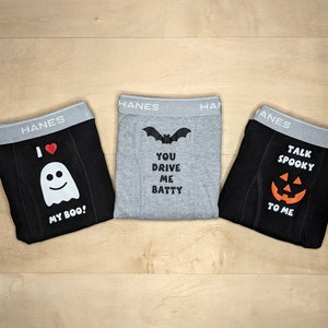 Halloween Gifts For Boyfriend, Spooky Gift For Husband, Halloween Underwear