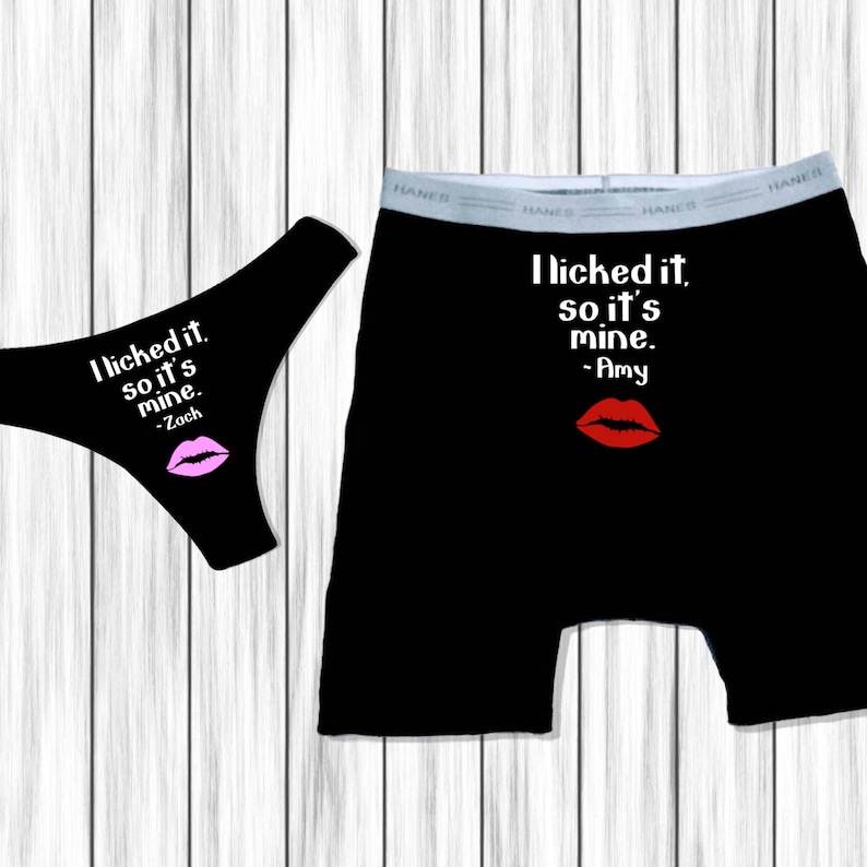 Personalized Gifts for Men His and Hers Underwear Set First Etsy