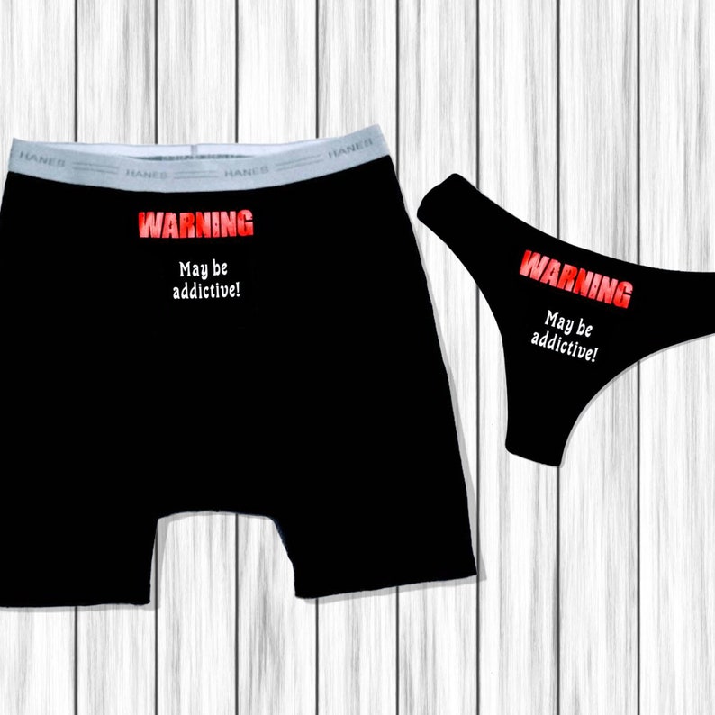 Couple Underwear Valentine's Day Boxer Briefs & Thong Etsy