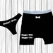 2nd Anniversary Gift,  Cotton Anniversary, Gift For Him, Couples Underwear 