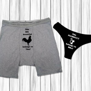Your Lucky Day Sexy Couple Matching Underwear, Valentines Day Gift