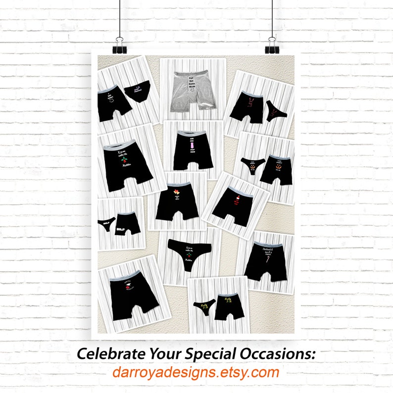 Stocking Stuffer For Boyfriend Personalized Boxers Under The Mistletoe Christmas Underwear Couples Underwear