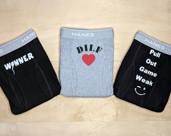 DILF Sexy Mens Underwear, The Perfect First Fathers Day Gift From Wife