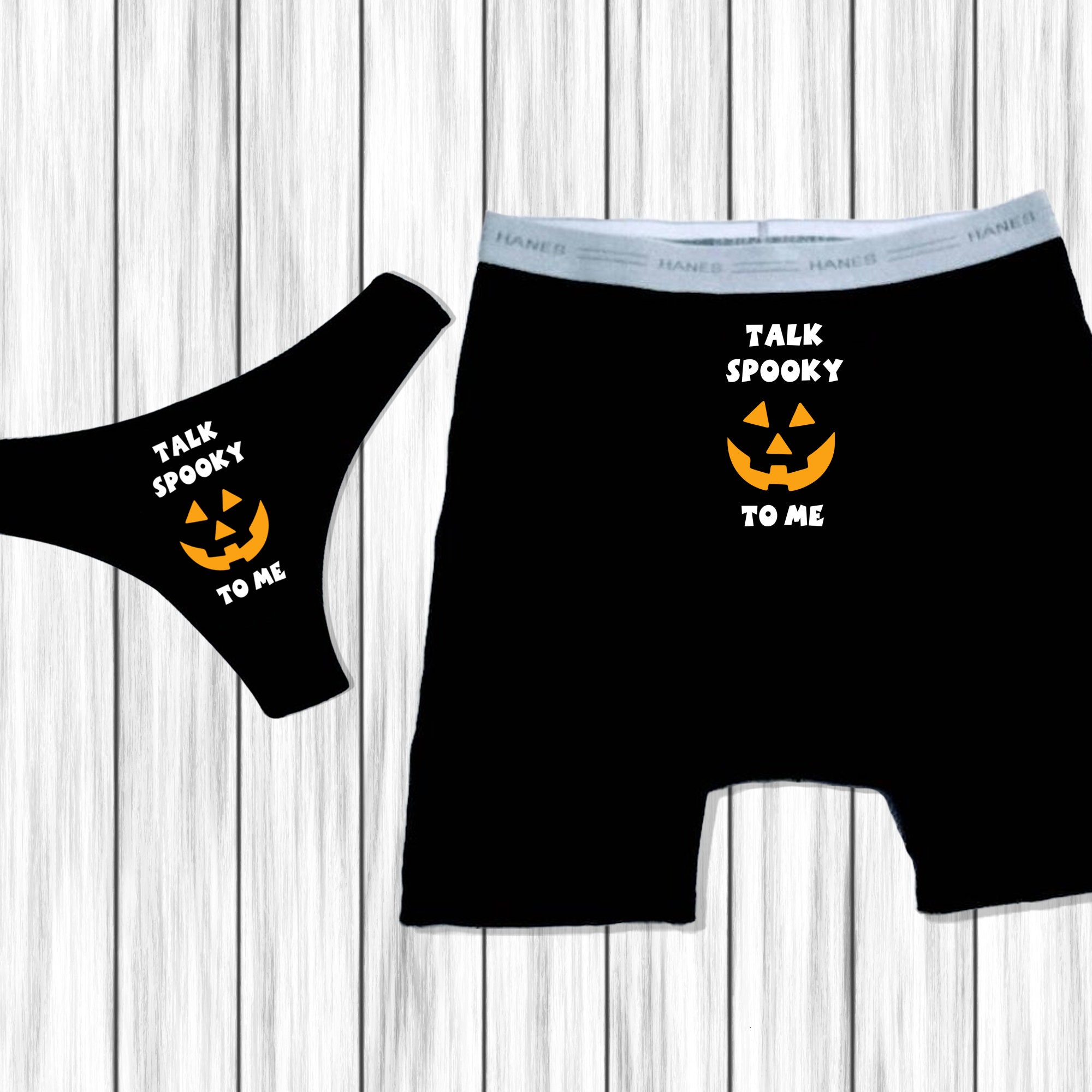 Couples Underwear Halloween Underwear Boxer Briefs Boyfriend