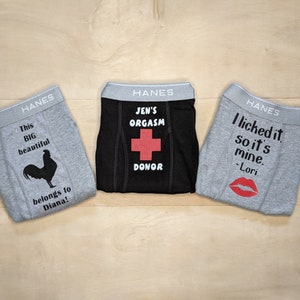 2nd Anniversary Gift, Personalized Boxers, Second Anniversary Gift - Cotton Anniversary Gift For Him