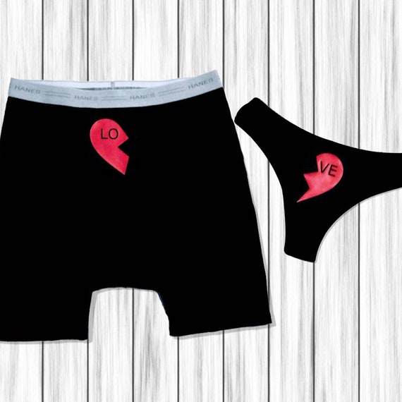 Couple Underwear Set, Anniversary Gift for Husband, Anniversary