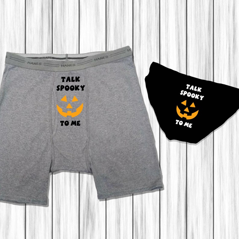 Couples Underwear, Halloween Underwear, Boxer Briefs, BoyFriend Gift Personalized, image 4