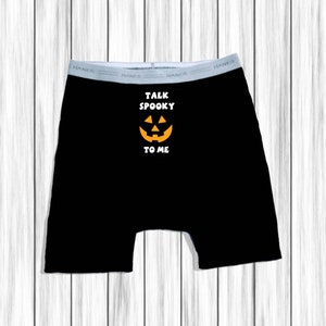 Couples Underwear, Halloween Underwear, Boxer Briefs, BoyFriend Gift Personalized, image 5