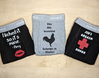 Personalized Boxers, Valentine's Day Gift For Him