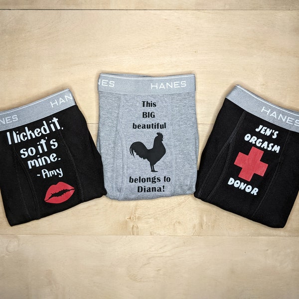 Personalized Boxers, Valentine's Day Gift For Him