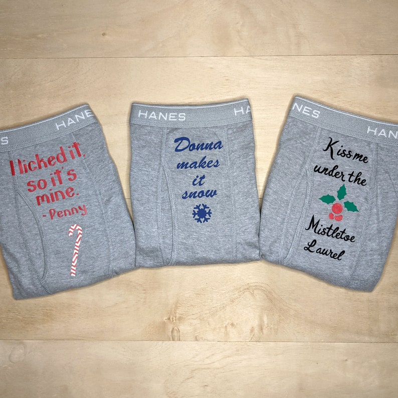 Candy Cane Boxer Briefs Christmas Gift for Boyfriend I Etsy