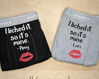 Funny Wedding Gift From Bride To Groom - Personalized Boxers