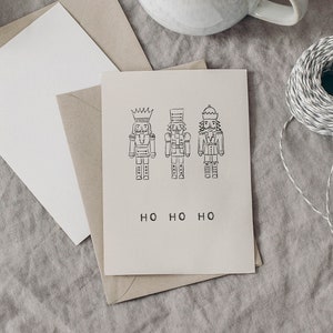 Weihnachtskarte HAPPY HOLIDAYS / Sprüche schwarz weiß Spruch Postkarten für Freundin zum Einzug, Hochzeit, Weihnachten, Geburtstag
