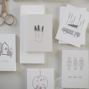 POSTKARTEN INDIVIDUELLER MIX / Karten Set zu Weihnachten, Feiertagen, Umzug, Schulanfang, Hochzeit Weihnachtspostkarten