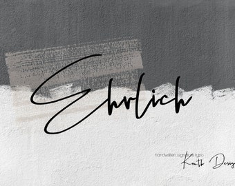 Signature Typo Font / Handwritten Font for modern Design Social Media, Wedding Cards and many more
