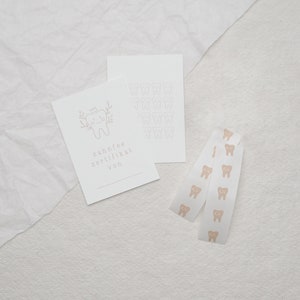 ZAHNFEE SET / Zahnsticker Zahndose Geschenk für den ersten Zahn