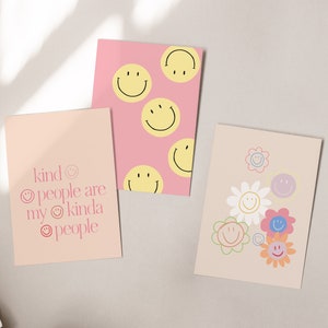 POSTKARTEN SET / 3er Mix Sprüche schwarz weiß Spruch Postkarten zur Weihnachten, Feiertagen, Umzug, Schulanfang, Geburtstag