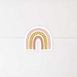 REGENBOGEN AUFKLEBER KIDS rosa / wunderschöne Regenbogen Sticker für Scrapbooking, Geschenke zum Kindergeburtstag und Einschulung