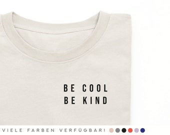 BÜGELBILD BE COOL / Flockfolien Bügelprint T-Shirt Flockprint