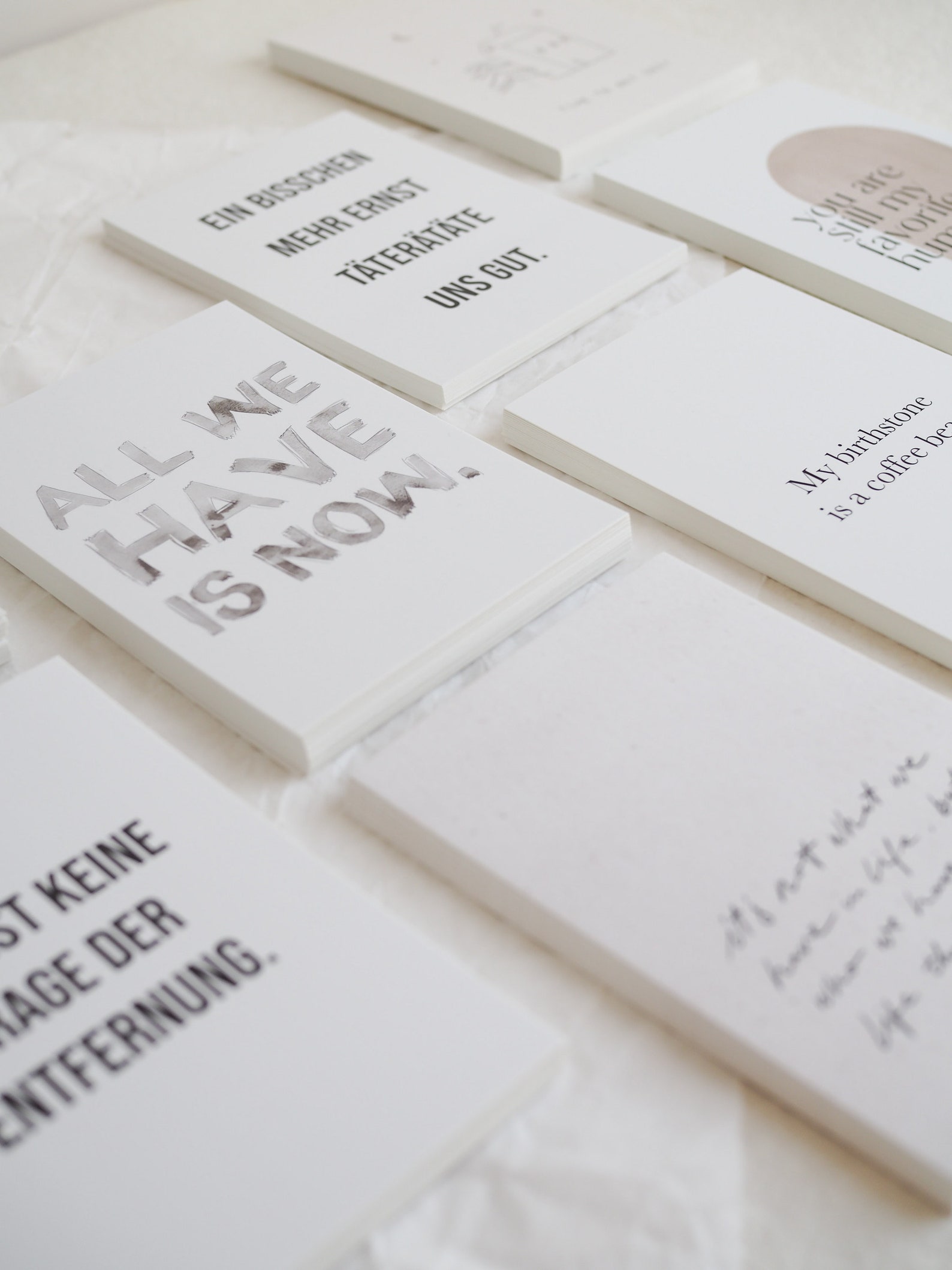POSTKARTEN GEBURTSTAG MIX / Set Sprüche schwarz weiß Spruch Etsy