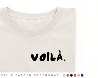 BÜGELBILD VOILA / Kinder Flockfolien Bügelprint T-Shirt Flockprint