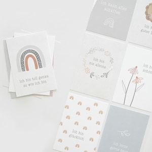 KINDER AFFIRMATIONSKARTEN / Karten Set Kinder Mutmachkarten, Ermutigungen, Geburtstagsgeschenk für Kinder