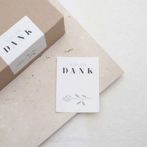 AUFKLEBER VIELEN DANK / wunderschöne Sticker Danke für Deinen Einkauf perfekt Small Business Verpackungen, Geschenke, Bestellungen und mehr