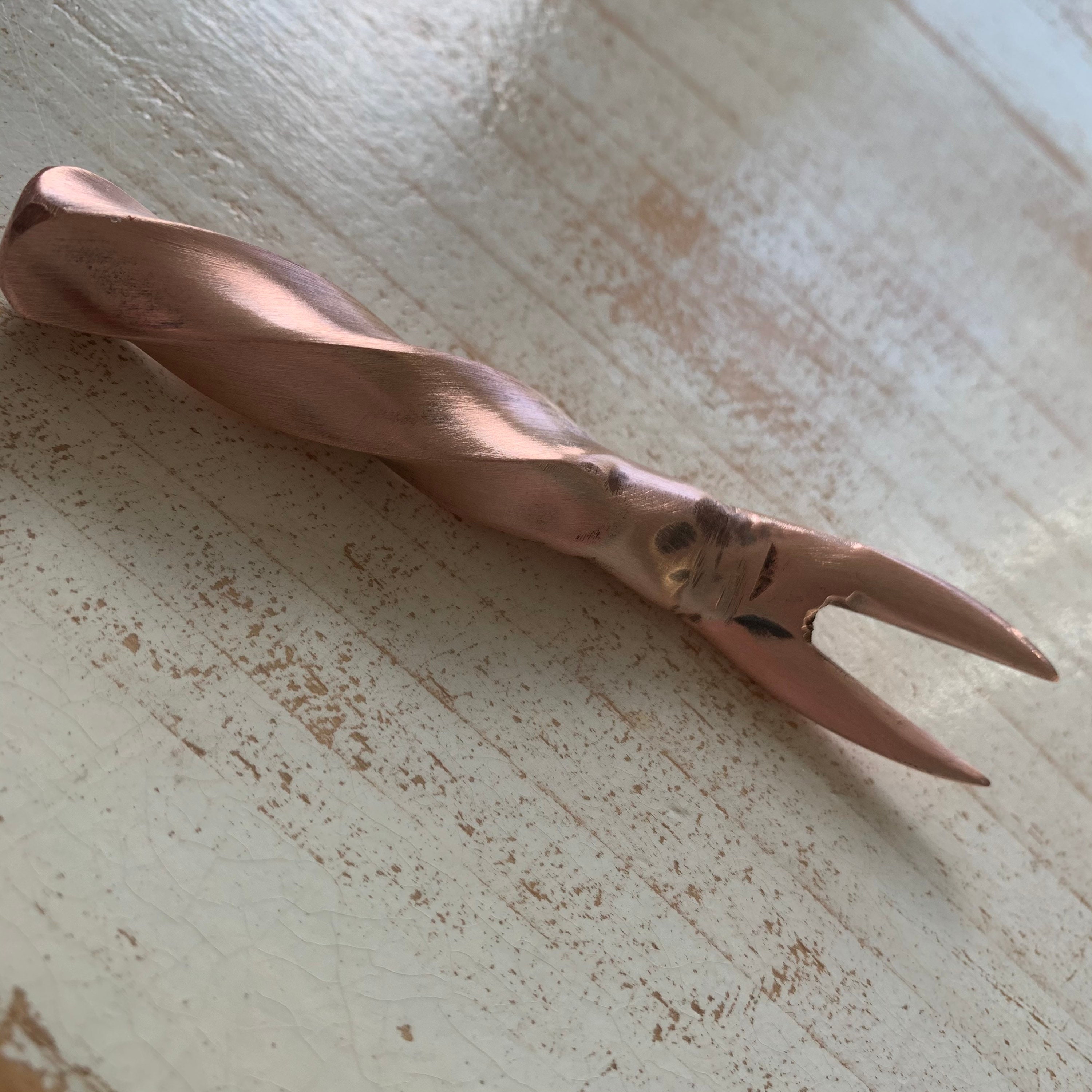 Custom twist handmade golf divot tool 2 prong made in Etsy