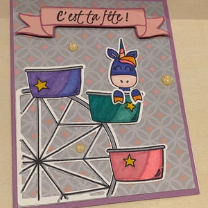 C’est ta fête! Grande roue licorne