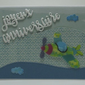 Happy birthday, white plane