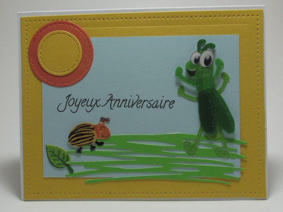 Happy Birthday Grasshopper Etsy