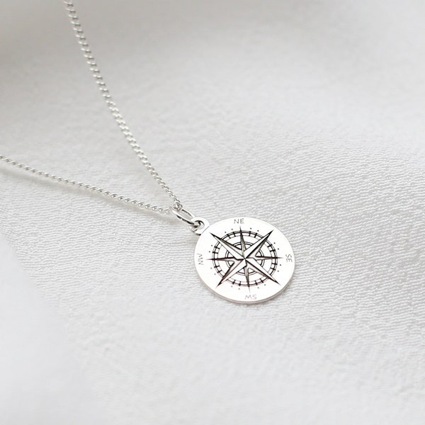 Compass Necklace Etsy UK