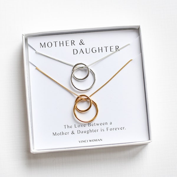 Mother Daughter Necklace - Etsy