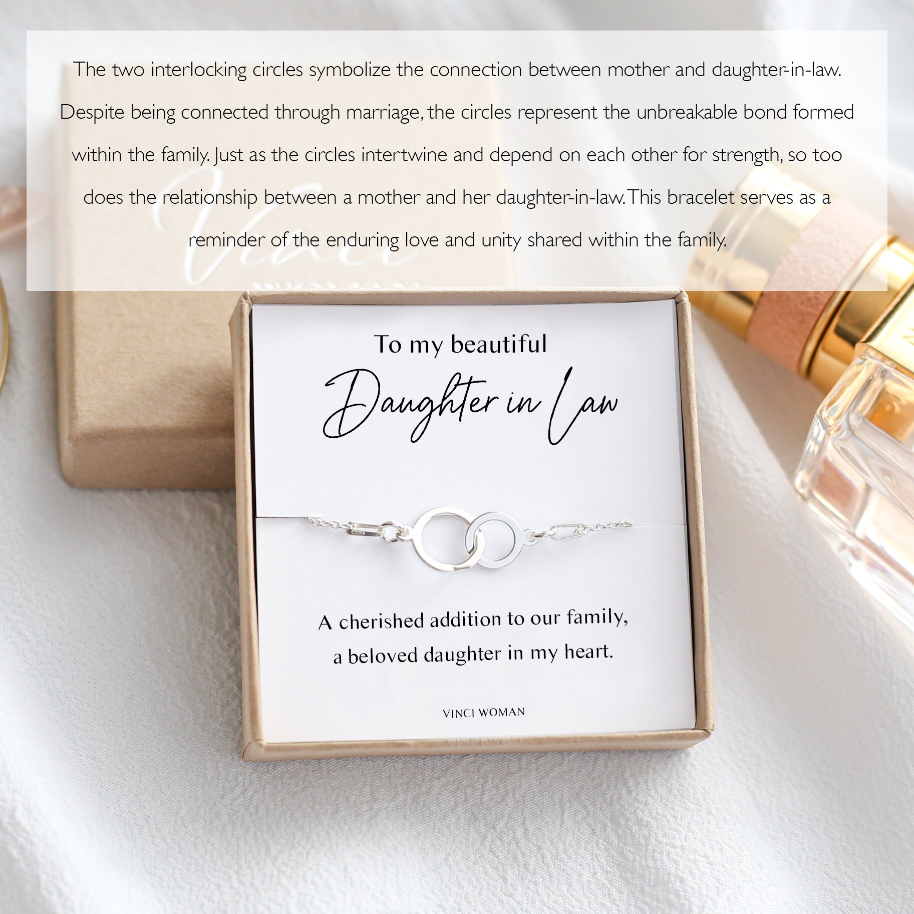 Daughter in law Gift Daughter in law Bracelet Wedding Gift