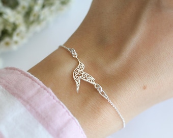 Hummingbird Bracelet, Meaningful Gift For Mum, Hummingbird Gifts, Daughter In Law Gift, Sister Gift, Birthday Gift For Her