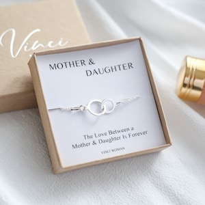 Mother Daughter Gift, Mom Birthday Gift,infinity Mum Gift, Interlocking ...