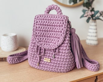 Handmade backpack with unique fashion design