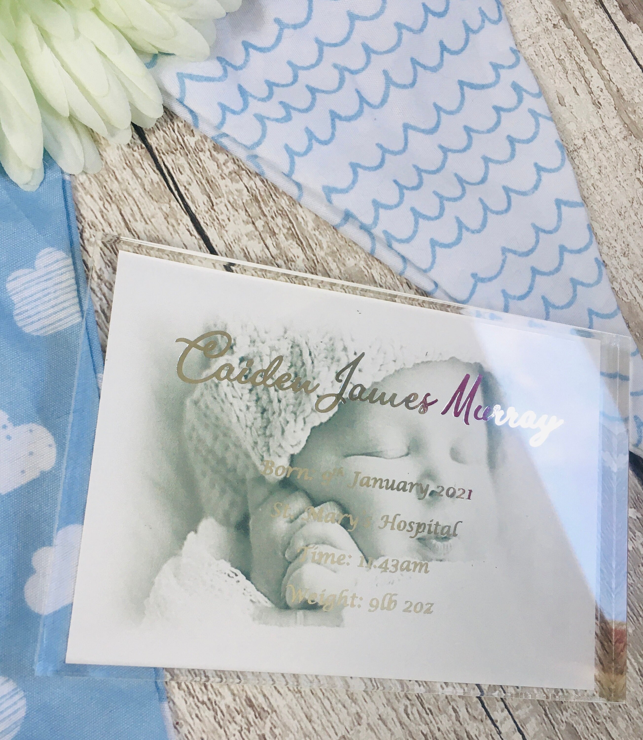 New Baby gift Personalised New Born gift Grandparents gift Etsy