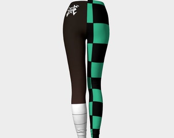Leggings Haori a scacchi